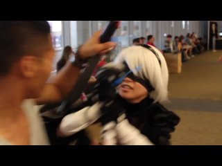 2b continued (cosplay action gone wrong)